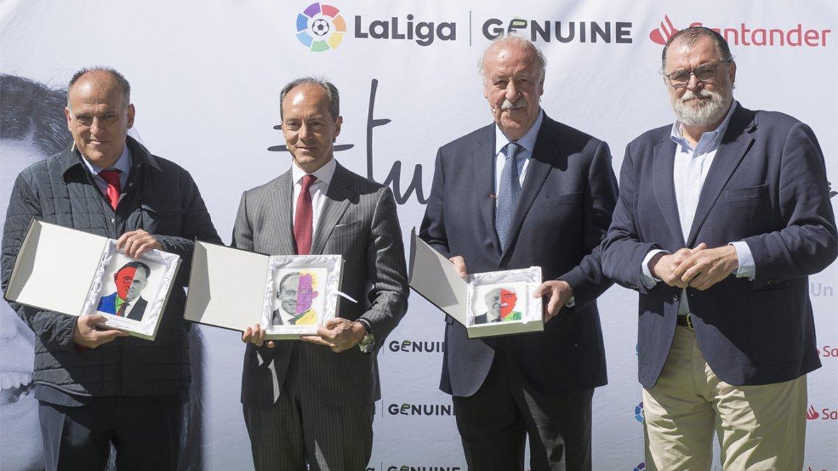 Vicente del Bosque se estrenó como embajador de LaLigaGenuine
