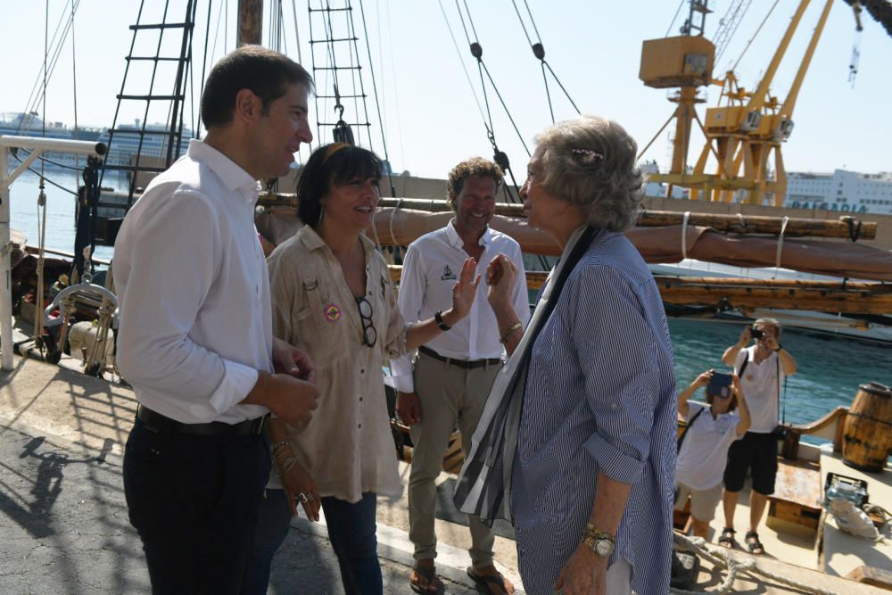 Doña Sofía inaugura las vacaciones reales en Mallorca en un acto ecologista