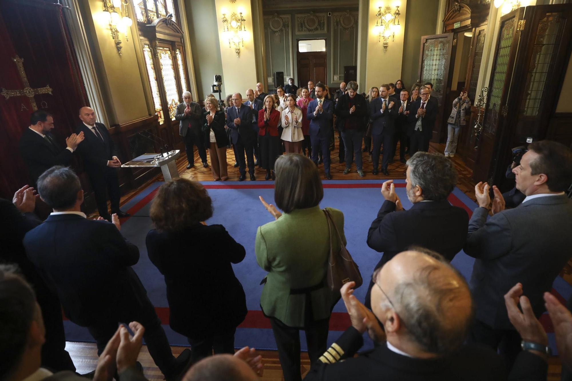 Acto del Día de la Constitución en la Junta del Principado de Asturias