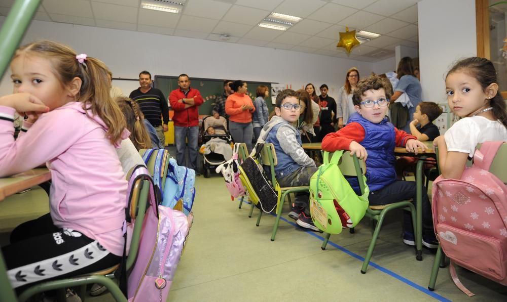 Alumnos del CEIP Xesús Golmar de Lalín