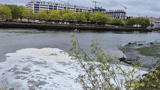 Aspecto del río el sábado por la mañana.