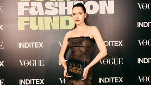 La diseñadora Pepa Salazar, gandora del premio Vogue Fashion Fund, el más dotado de España.