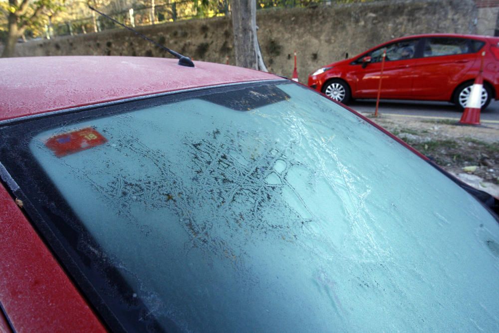 Glaçada a la ciutat de Girona