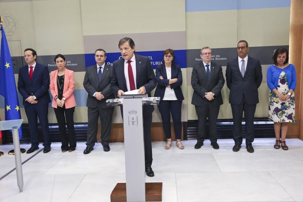 Toma de posesión de Fernando Lastra como Consejero de Infraestructuras