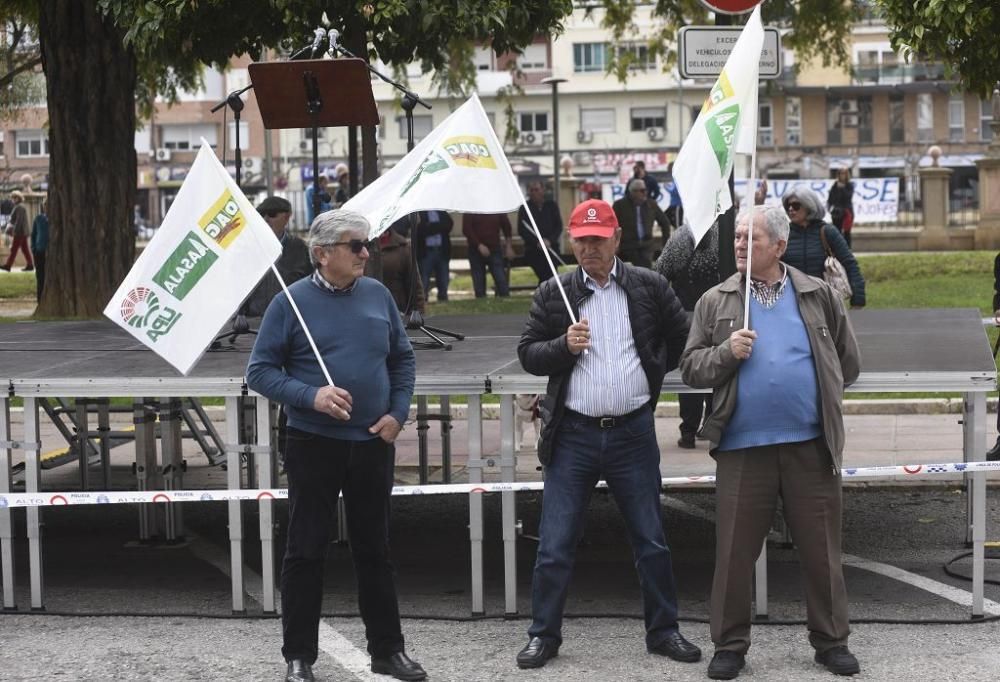 Así ha sido la manifestación de los agricultores en Murcia (II)