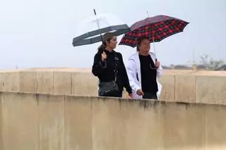 Caen tres litros en el primer día de una semana pasada por agua