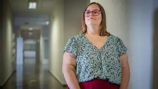 La herreña Tamara Quintero encuentra una "familia entera" en su isla vecina gracias a la Asociación Down Tenerife