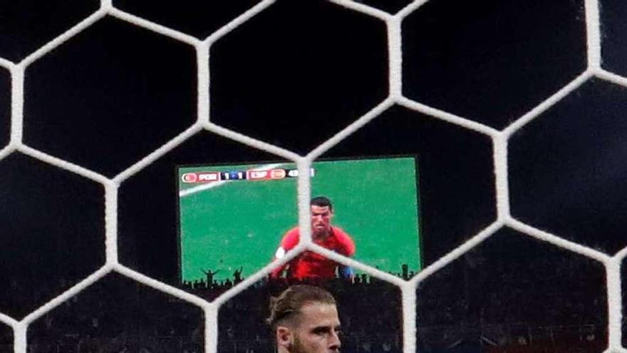 De Gea, tras el segundo gol de los portugueses.