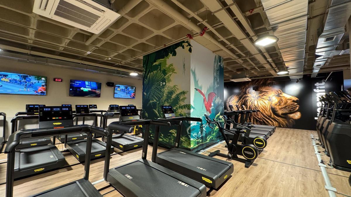 Una de las salas del gimnasio Dreamfit, en Área Central.