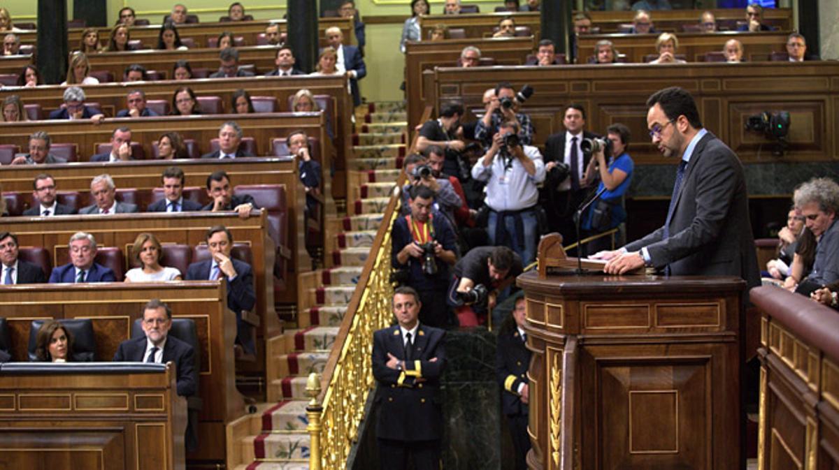 Antonio Hernando: El PSOE assumeix la seva responsabilitat abstenint-se.