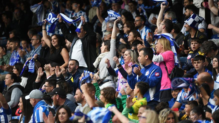 Fiesta del ascenso en Riazor