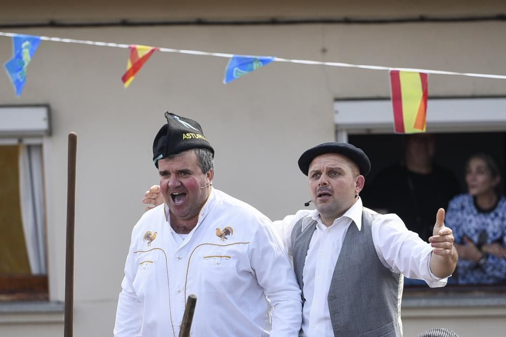 Desfile de las carrozas de Valdesoto