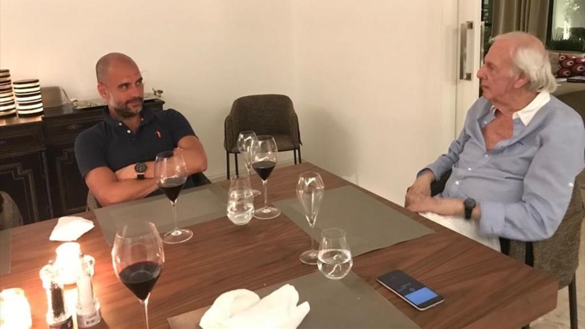 Guardiola y Menotti charlaron durante horas en Buenos Aires