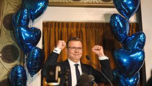 Petteri Orpo, líder de los conservadores y ganador de las elecciones en Finlandia.