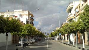 Avenida de Andalucía, en Coria del Río.