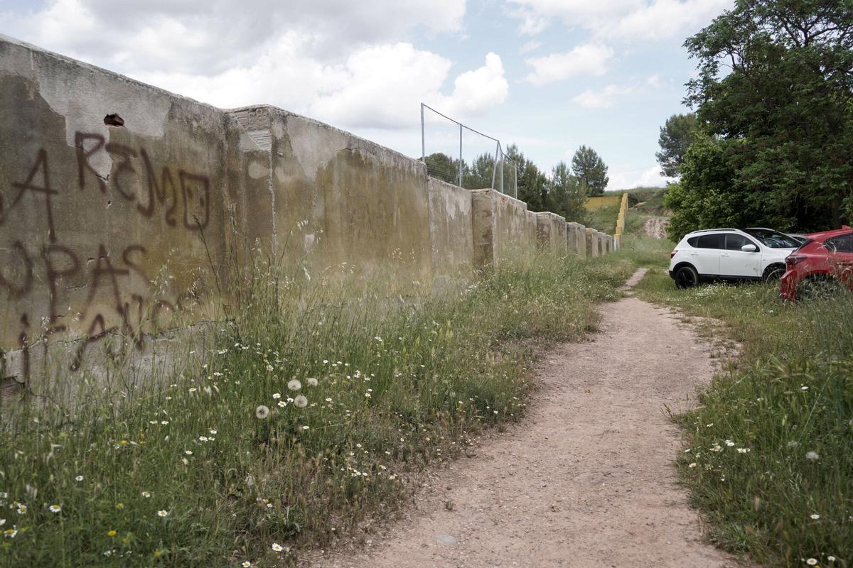 Imatge de la Font, a Callús, on es vol fer una nova zona verda