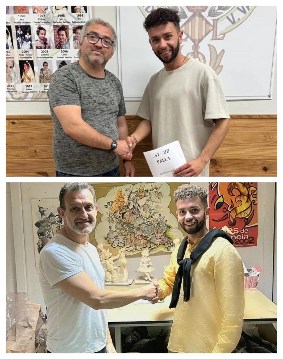 Rafael Iván Esteller y Salva Dolz harán las fallas de San Pedro Virgen de Vallivana