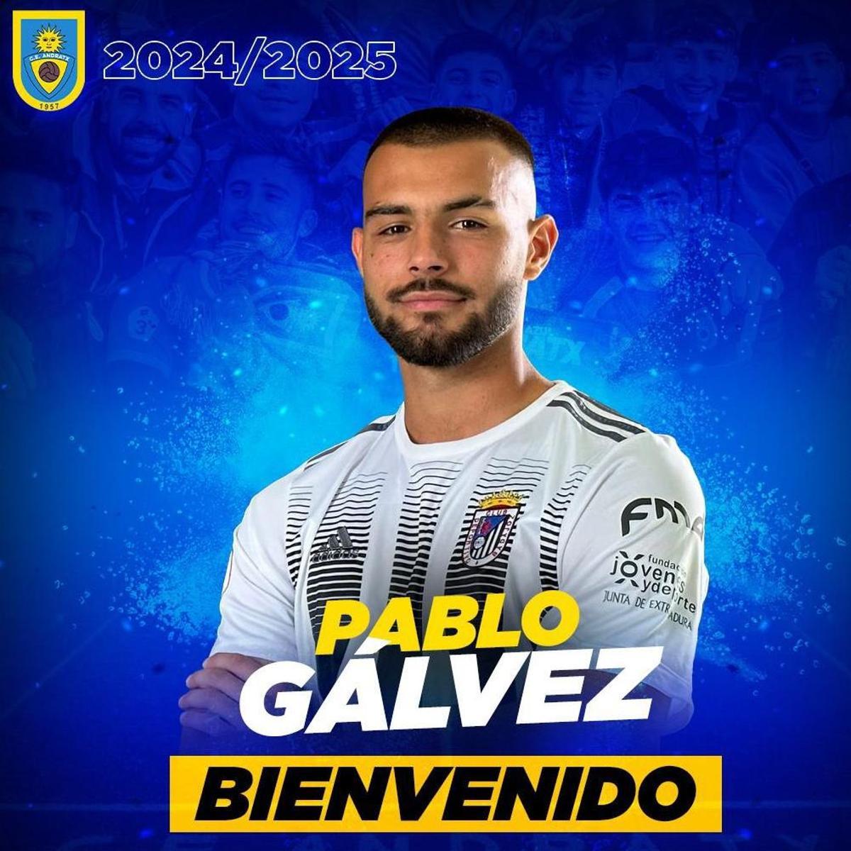 Pablo Gálvez es el último refuerzo anunciado por el CE Andratx