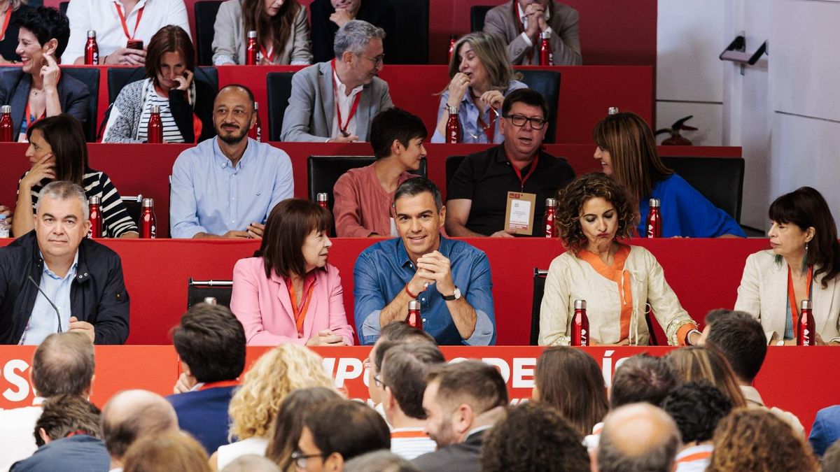 El líder socialista y presidente del Gobierno, Pedro Sánchez, durante el Comité Federal del PSOE este sábado en Madrid.