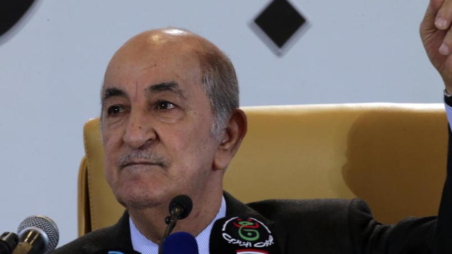 El presidente de Argelia, Abdelmayid Tebune.