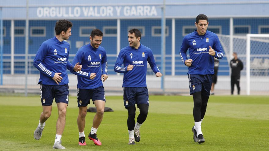 Diegui Johannesson, autor del gol del Real Oviedo en el derbi, habla de su futuro en el club, de lo que le dijo Lucas antes del partido y de la pregunta que le hizo a Ziganda