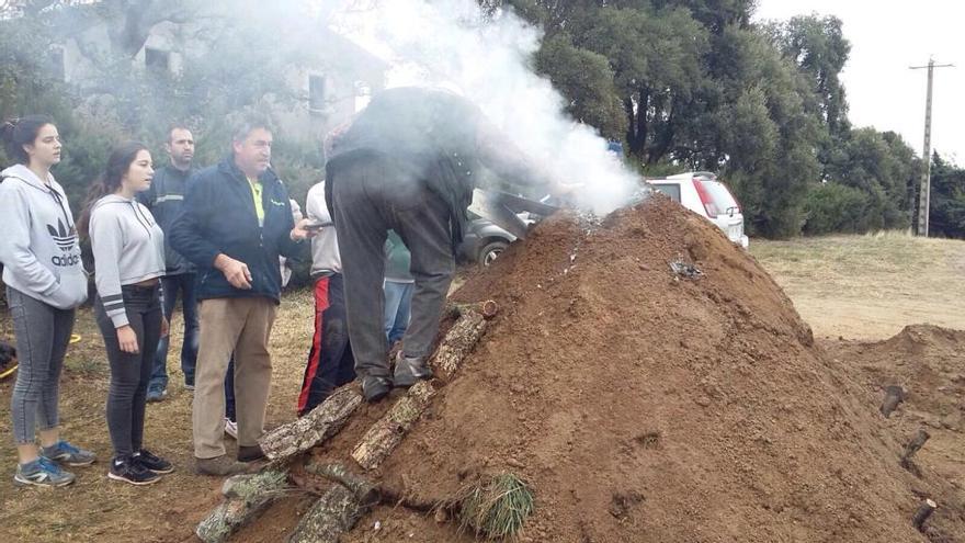 El moment de començar a fer la carbonera