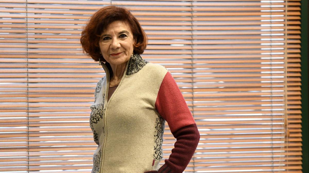 La escritora Marisa López Soria posa, ayer, para La Opinión.