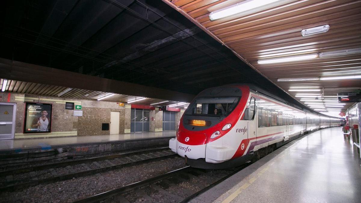 Estación de tren de Gandia, en una imagen de archivo.