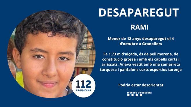 Un menor de 12 años desaparece en Granollers y las lluvias dificultan el operativo de Mossos