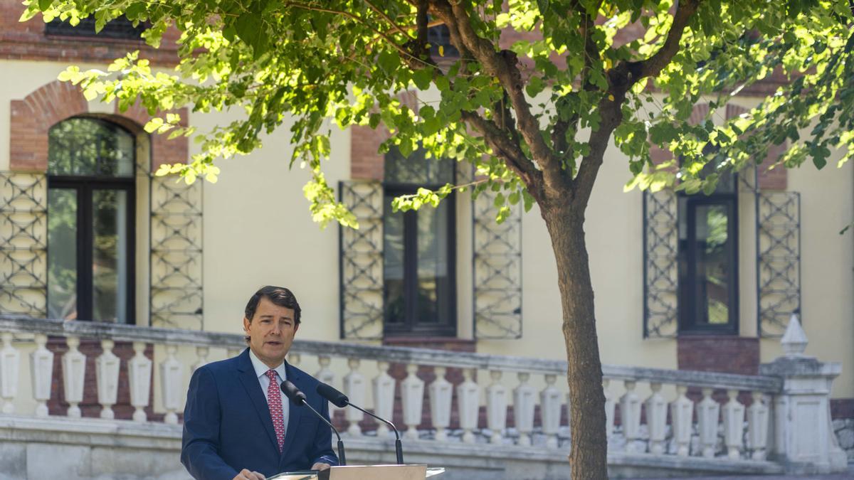 El presidente de la Junta de Castilla y León, Alfonso Fernández Mañueco.