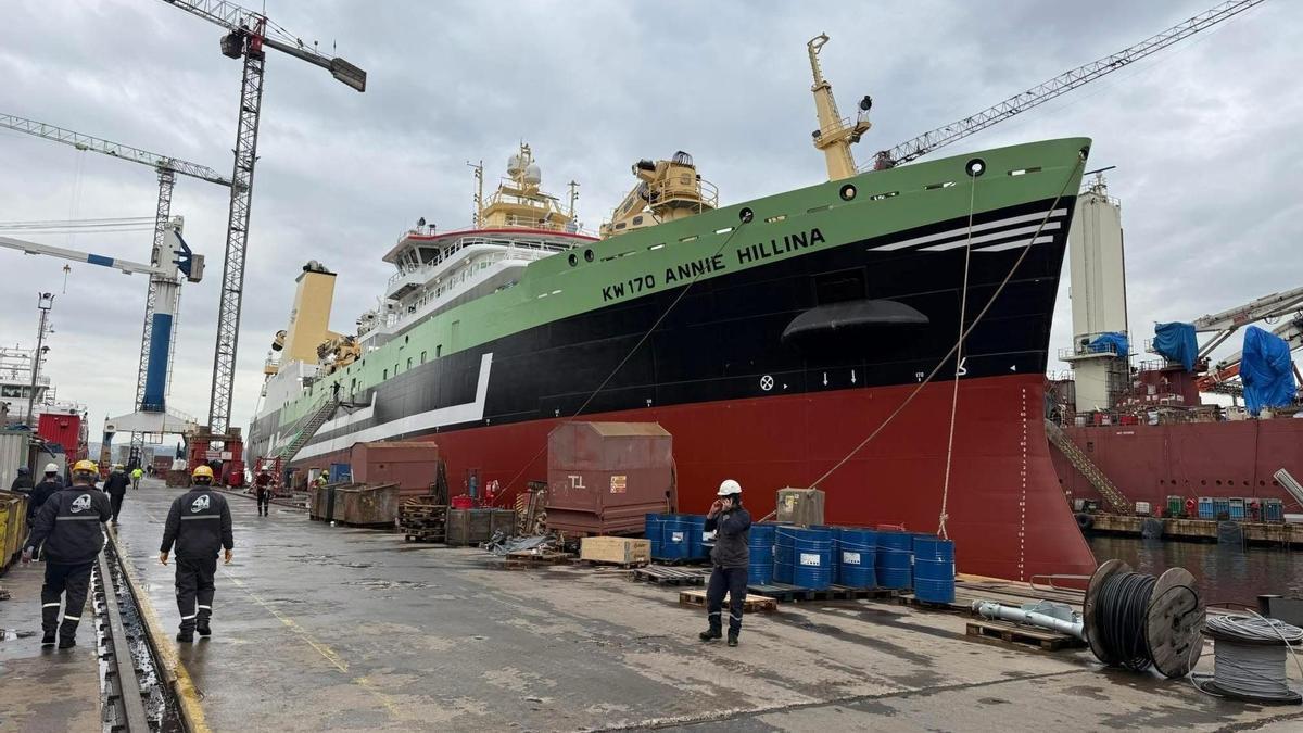 Otro titán para la pesca pelágica holandesa: el «Annie Hillina» procesará 400 toneladas diarias a bordo