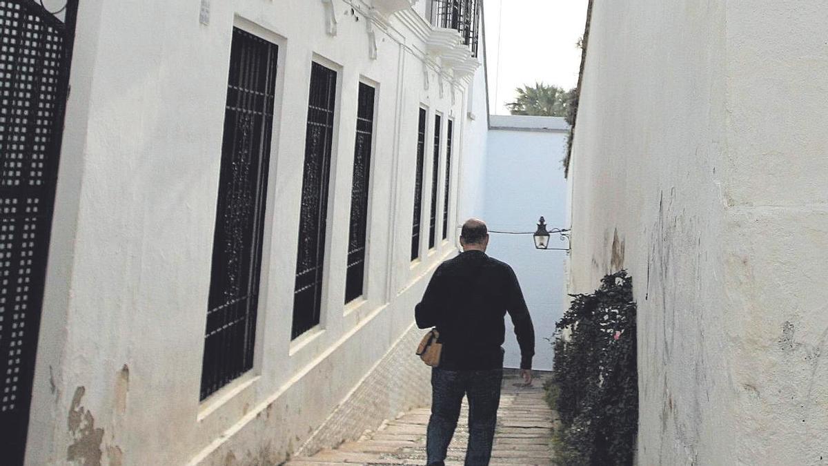 Cuesta que comunica la plaza de Jerónimo Páez con Alta de Santa Ana