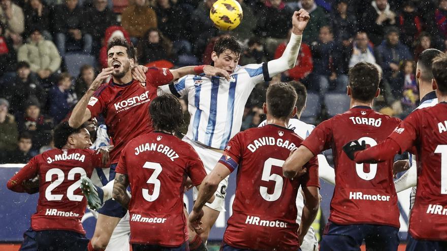 La superioridad de la Real Sociedad no le basta para arañar los 3 puntos en Pamplona