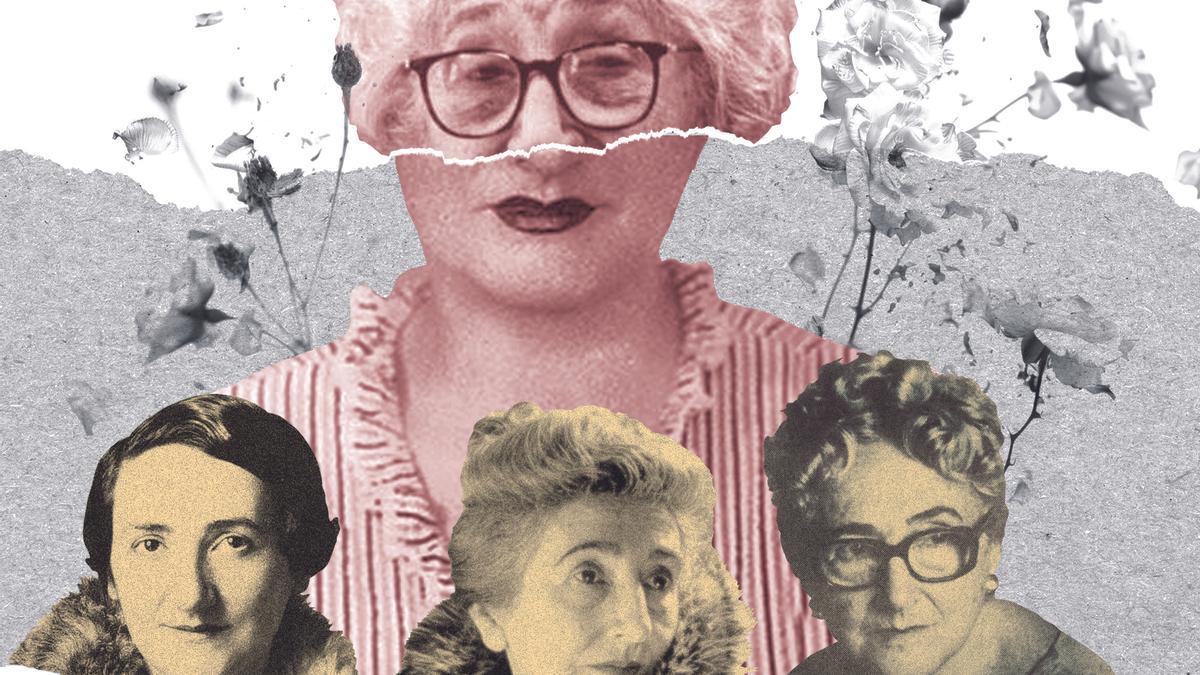 Rosa Chacel, en varias etapas de su vida.