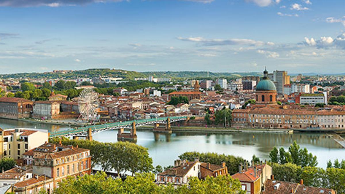 Vista panorámica de Toulouse