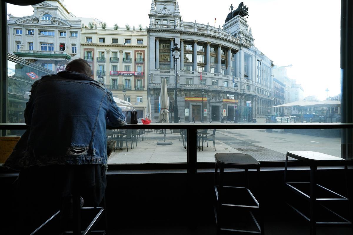 En la imagen un café en el centro de Madrid.