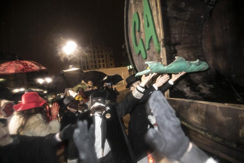 Entierro de la sardina en el Carnaval de Oviedo