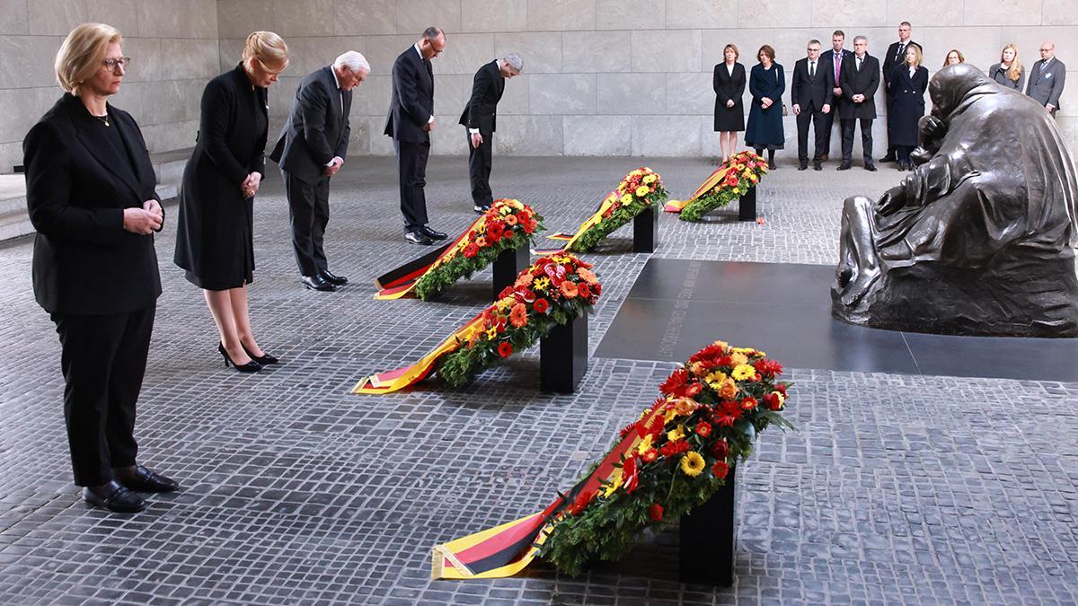 Líderes alemanes encabezan el jueves un homenaje en Berlín por el 80º aniversario del final de la Segunda Guerra Mundial.