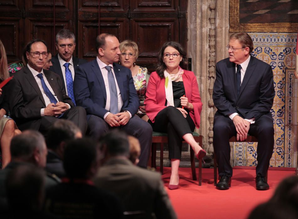 Acto institucional por el 9 d'Octubre en el Palau de la Generalitat