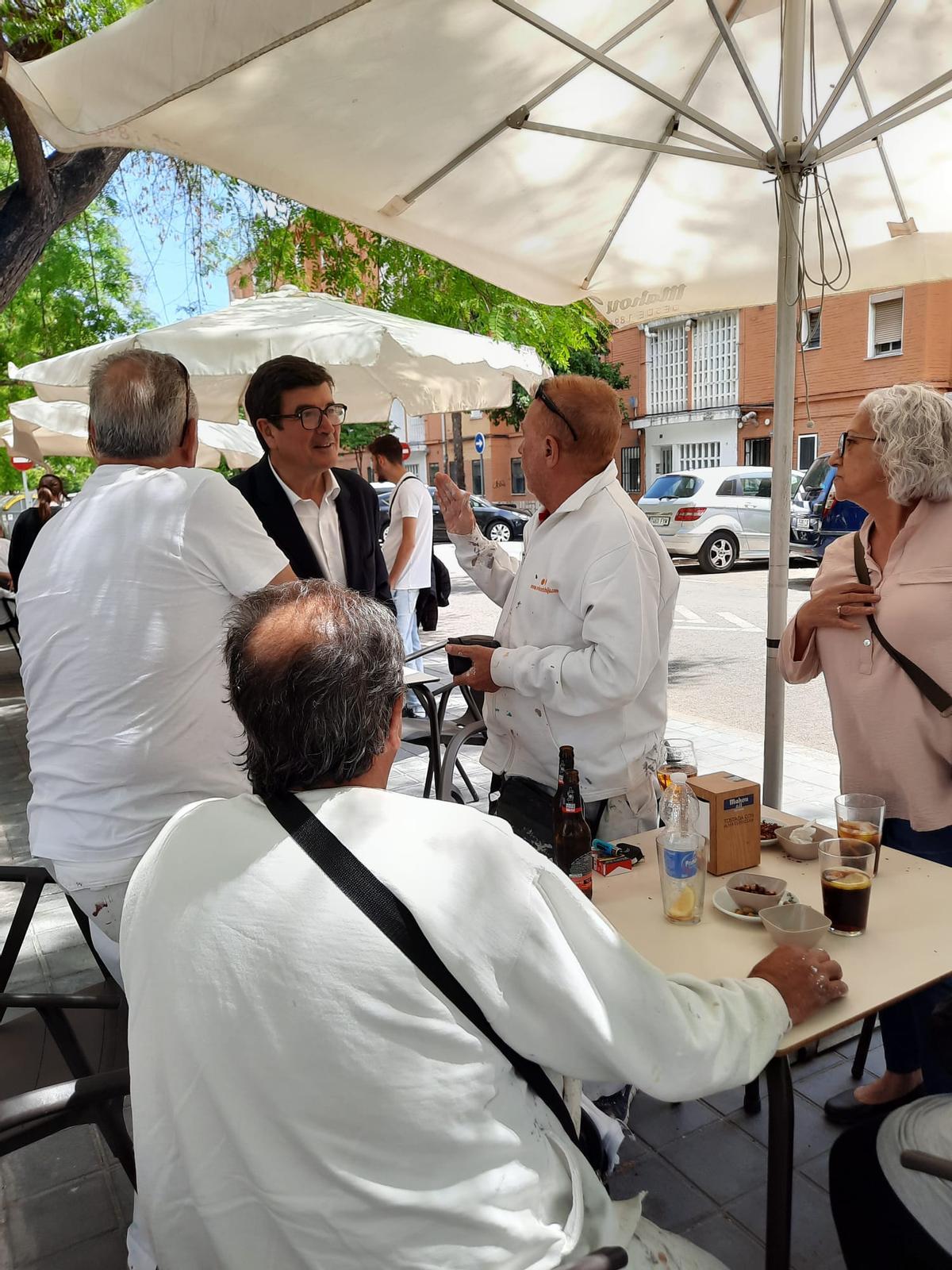 Giner ha hecho campaña en València.