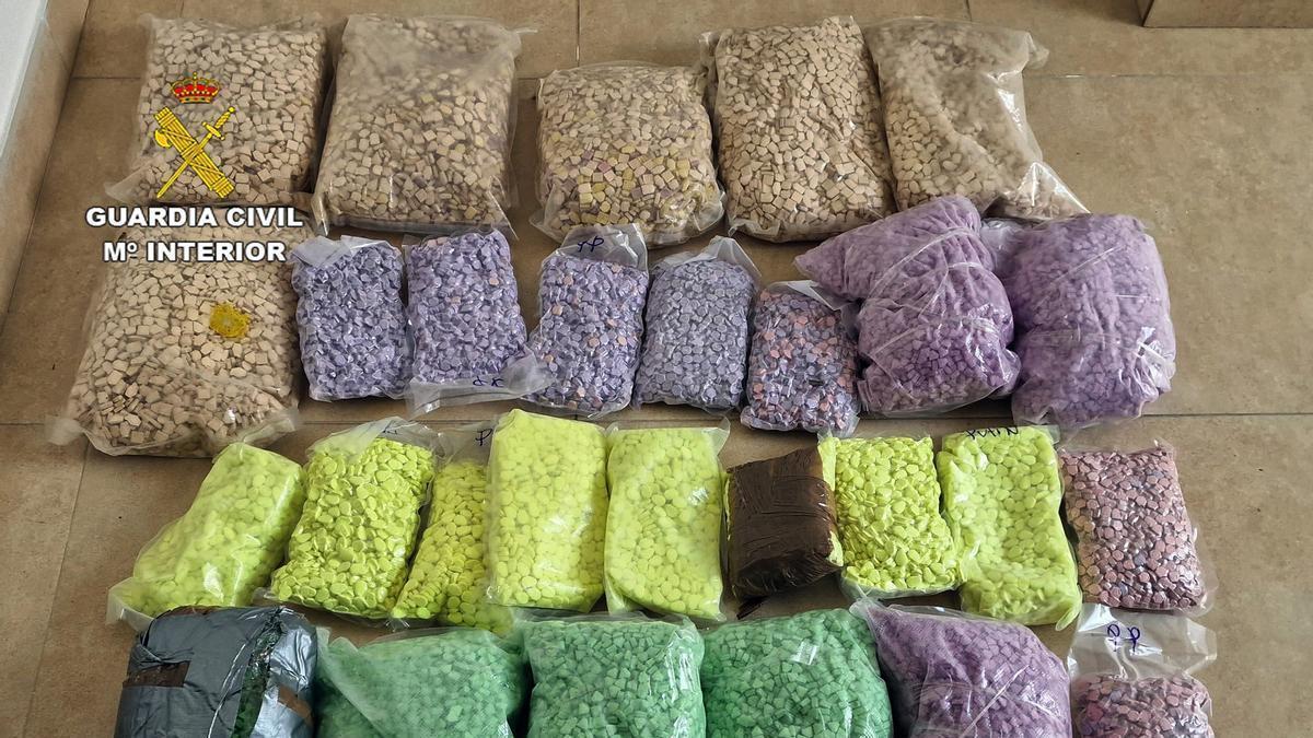 La Región de Murcia concentra casi el 20% de las pastillas de éxtasis incautadas en España en 2025