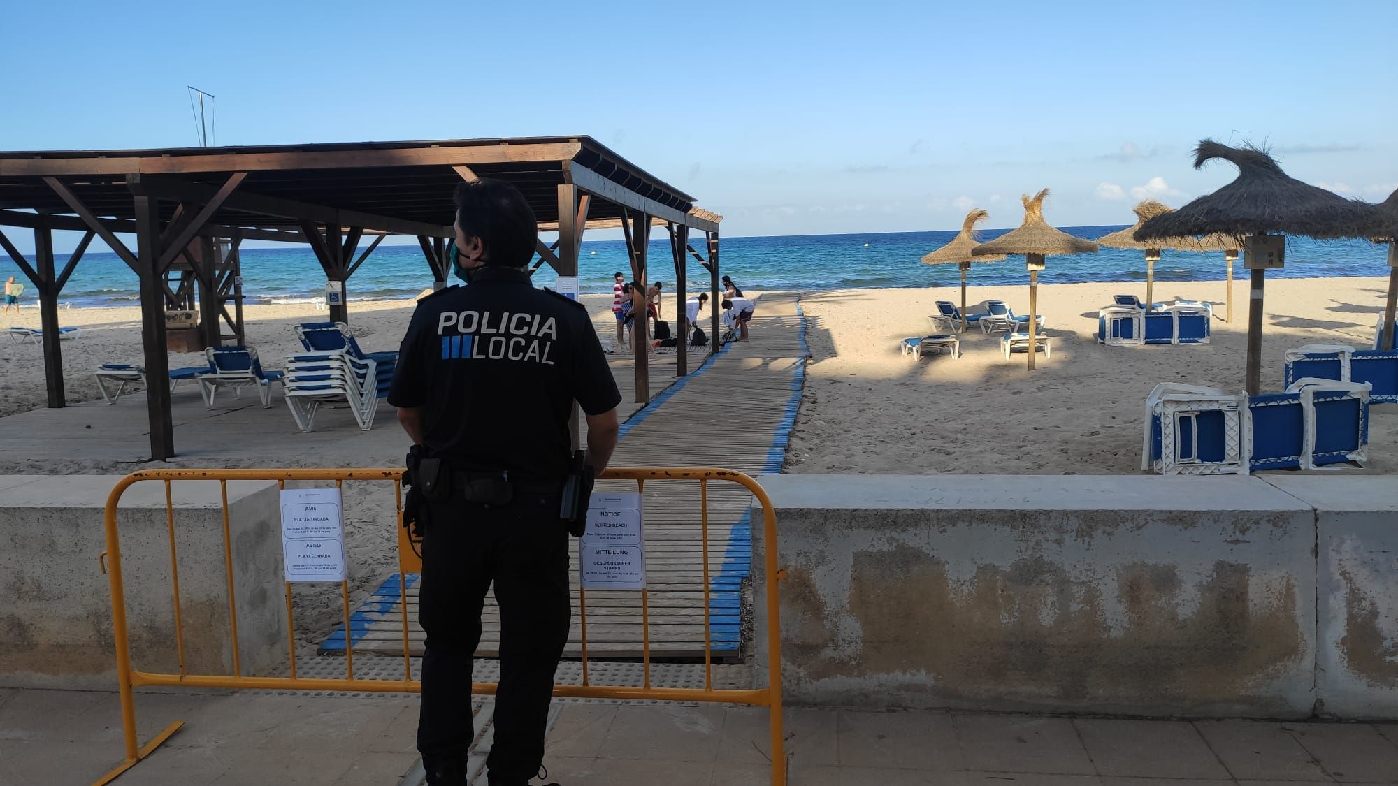 Cierre de playas en la Part Forana por Sant Joan