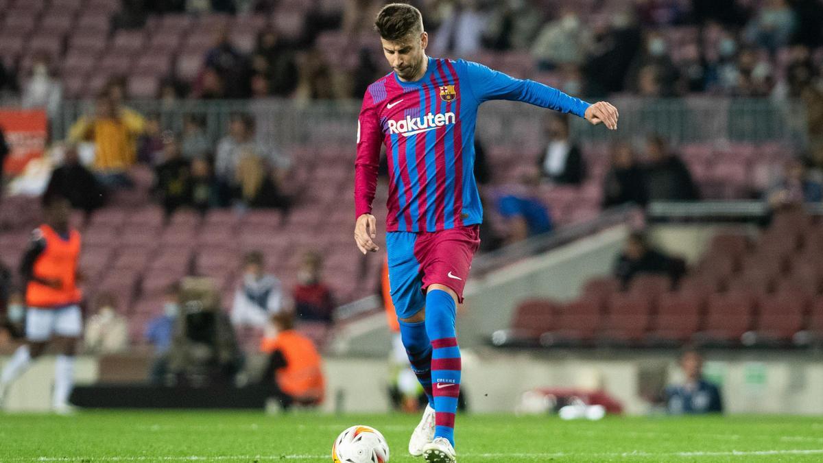 El defensa del FC Barcelona Gerard Piqué