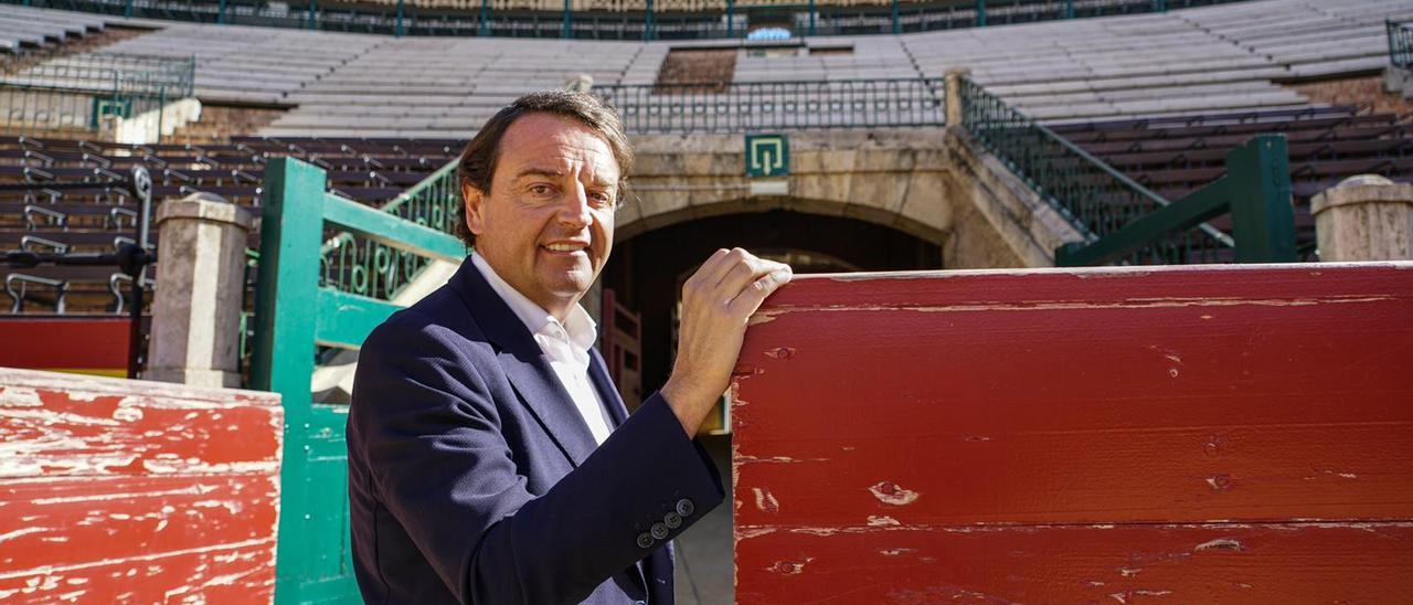 Rafael García Garrido en la plaza de toros de València.