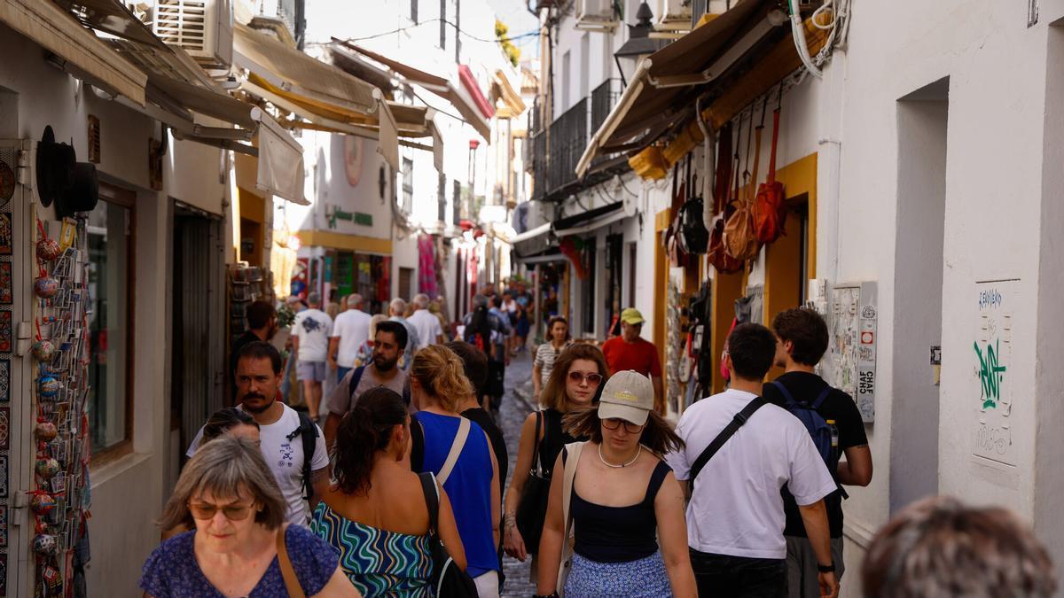 Turismo en el casco histórico de Córdoba.