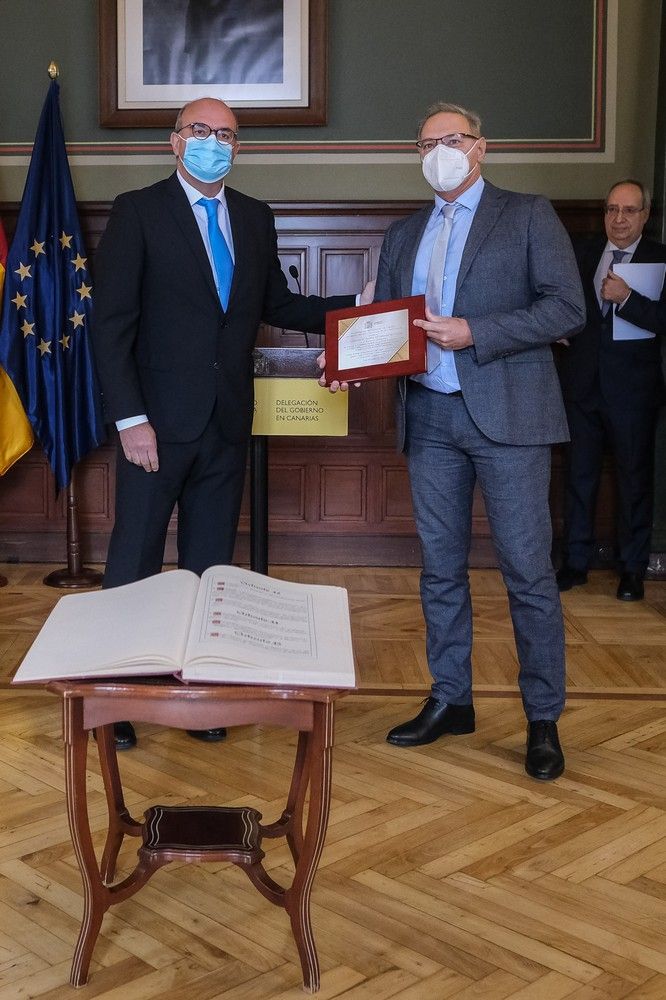 Acto del Día de la Constitución en la Delegación del Gobierno en Canarias