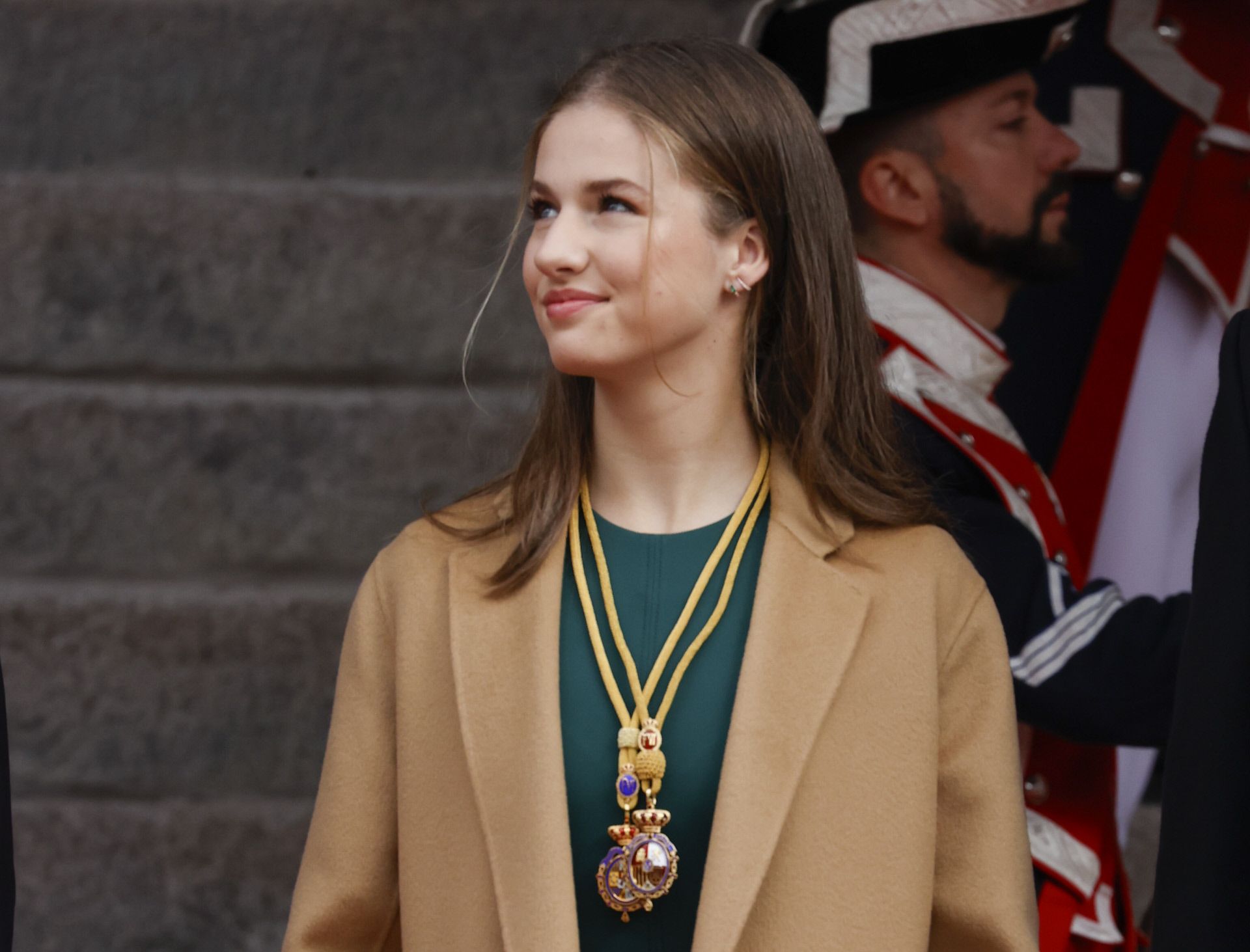 La princesa Leonor elige un vestido verde para el acto de apertura de la XV Legislatura.