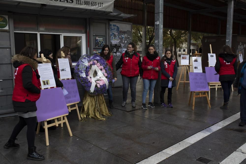 Las imágenes de la jornada: Zamora dice 'No' a la violencia de género