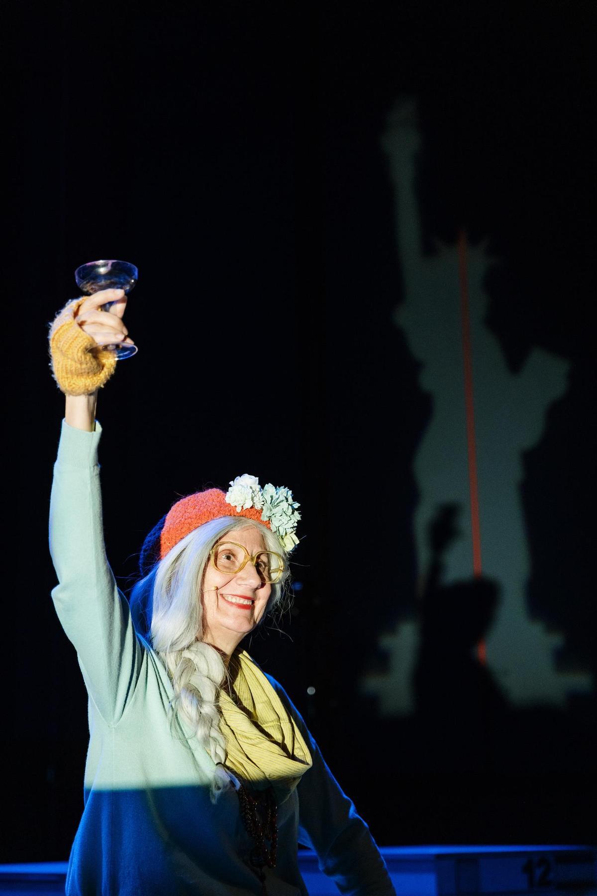 Un momento de una representación de "Caperucita en Manhattan", de Teatro de la Abadía.