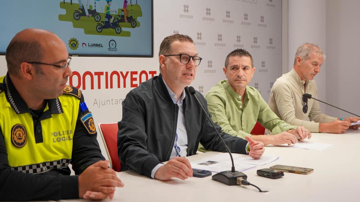Presentación de la campaña de educación vial en Ontinyent.
